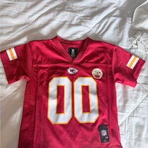 Youth/kids Kansas City chiefs nfl Football Jersey # 00 no name